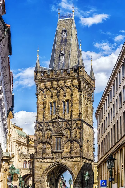 Πύργο της πυρίτιδας, στην Πράγα, Τσεχία — Φωτογραφία Αρχείου