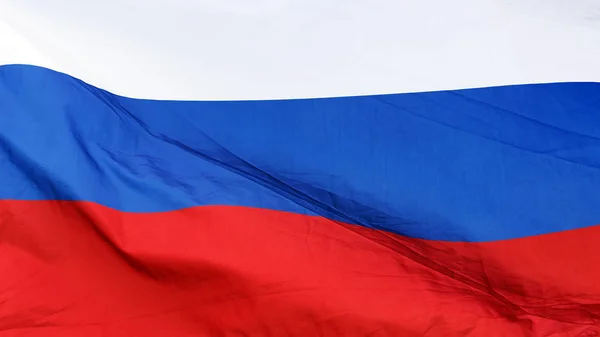 Orosz Föderáció zászlaja — Stock Fotó