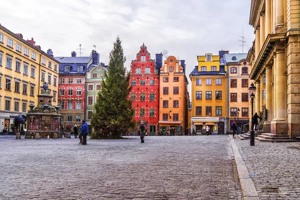 Рождество в Стокгольме, Швеция — стоковое фото