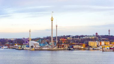 Grona lund cazibe park Stockholm, İsveç.
