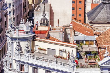 balkon çatı Madrid, İspanya