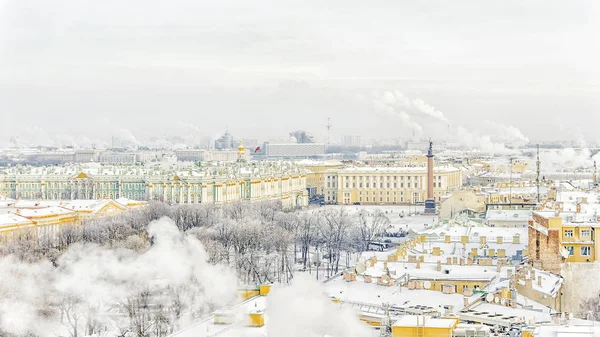 Palace Meydanı, St. Petersburg Hermitage. Kış panorama VI