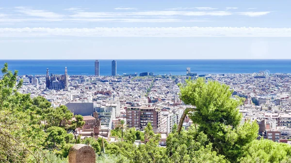 Panorama  of Barcelona, Spain — Stock Photo, Image
