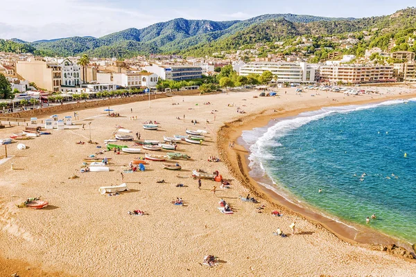 Παραλία της Tossa de Mar. Ισπανία — Φωτογραφία Αρχείου