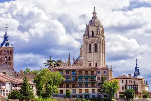 St. Mary's Cathedral in Segovia. Spain. — Stock Photo, Image