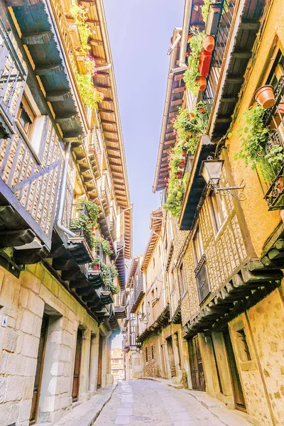 Old streets of the Spanish countryside — Stock Photo, Image