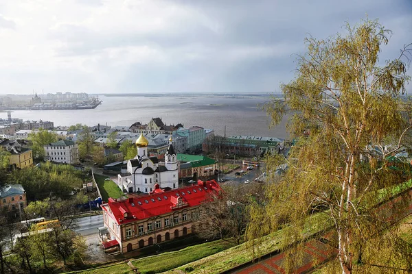 La vieja ciudad rusa Nizhny Novgorod, Rusia — Foto de Stock