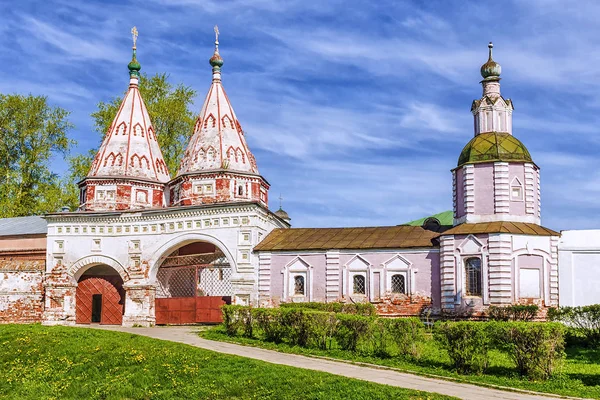 Monastero di Rizopolozhensky in Suzdal. Russia — Foto Stock