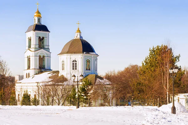 Церковь в Царицынском музее-заповеднике. Москва, Россия — стоковое фото