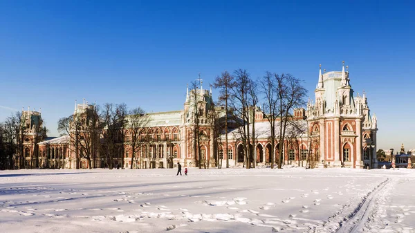 Grand Palace Museum Tsaritsyno. Mosca, Russia — Foto Stock