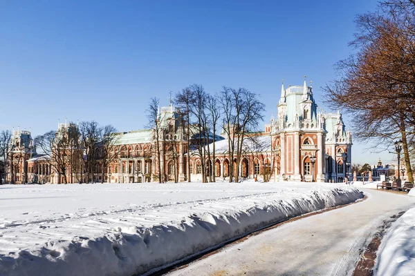 Tsaritsyno Grand Palace Museum. Moscow, Federacja Rosyjska — Zdjęcie stockowe