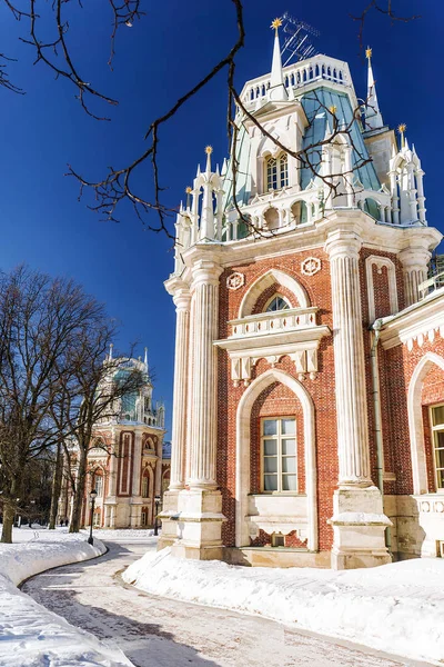 Grand Palace Museum Tsaritsyno. Mosca, Russia — Foto Stock