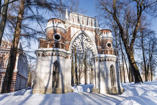 Puerta de uva en el Museo Tsaritsyno. Moscú, Rusia — Foto de Stock