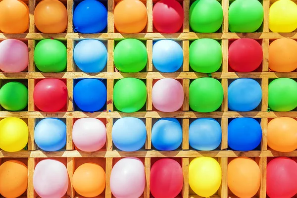 A lot of colorful balloons — Stock Photo, Image