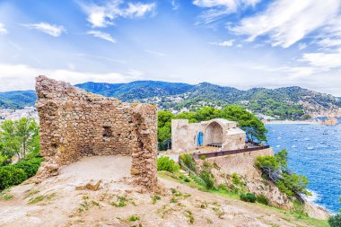 Tossa de eski kale Mar. İspanya