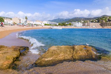 plaj Tossa de Mar, İspanya