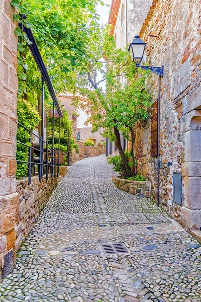 Old streets of Tossa de Mar, Spain — Stock Photo, Image
