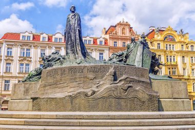 Jan Hus, Prag, Çek Cumhuriyeti eski şehir Meydanı anıt