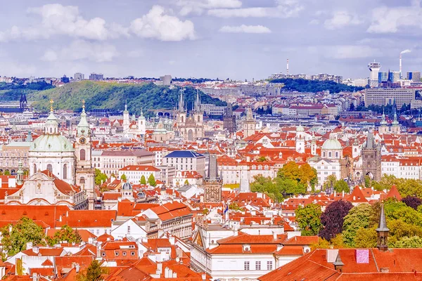 Panorama van Praag, Tsjechische Republiek — Stockfoto