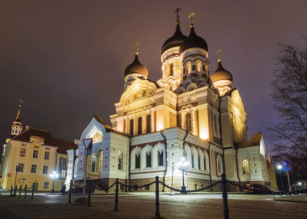 Katedralen i Alexander Nevskij i Tallinn, Estland — Stockfoto