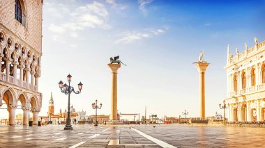 Venedik sabah. San Marco Meydanı