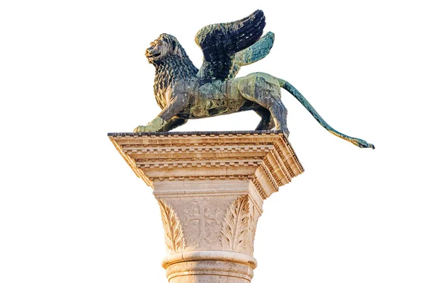 Capitello della colonna di San Marco a Venezia — Foto Stock