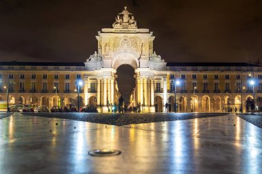Ticaret kare (Praça Comercio) Lizbon, Portekiz