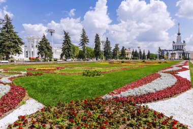 Tüm-Rusya Fuar merkezinde (VDKNh) Moskova, Rusya Federasyonu.