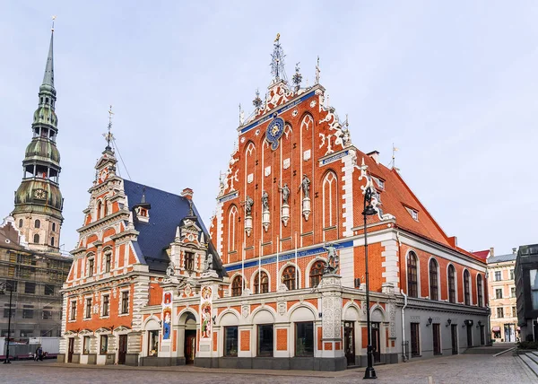 Rathausvorplatz in Riga — Stockfoto
