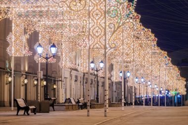 Noel Moskova'da. Nikolskaya sokak