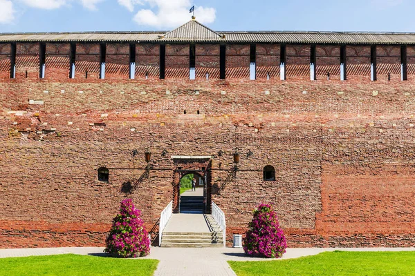 Muur van het Kremlin Kolomna, Rusland — Stockfoto