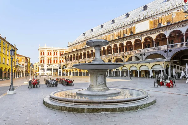 Piazza delle Erbe in Padua — Stock Photo, Image