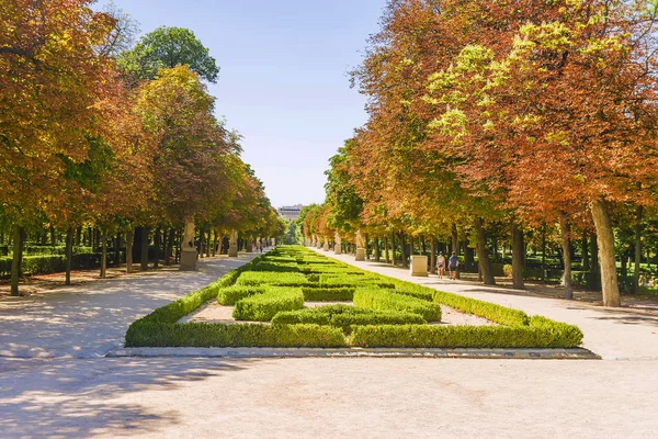 Parque Buen Retiro Madrid Retiro Park, Espanha — Fotografia de Stock