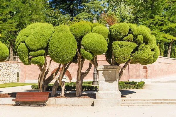 Parku retiro v Madridu, Španělsko. — Stock fotografie