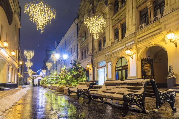 Noël à Moscou. Fête des rues piétonnes de M — Photo