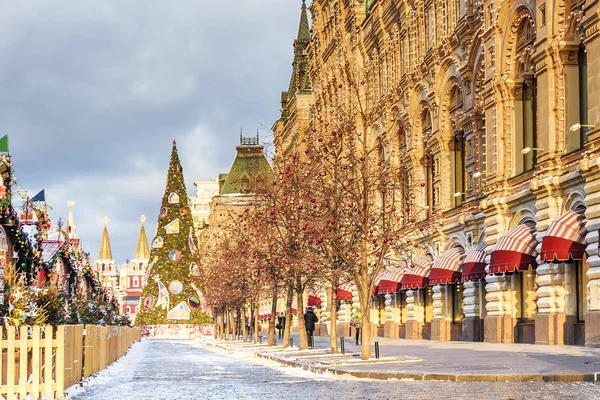 Weihnachtsdekoration des Roten Platzes in Moskau — Stockfoto