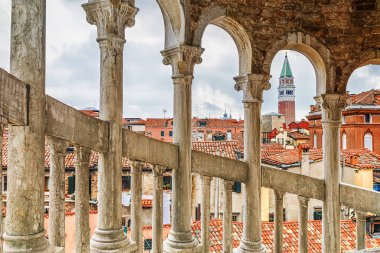 Merdiven Contarini del Bovolo Venedik, İtalya