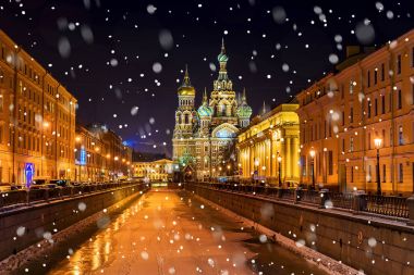 Kilise st. Petersburg dökülmüş kan üzerinde Savior