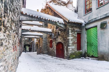 St. Catherine's Passage Tallinn.Estonia içinde