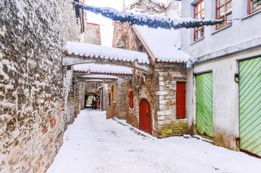 St. Catherine's Passage Tallinn.Estonia içinde