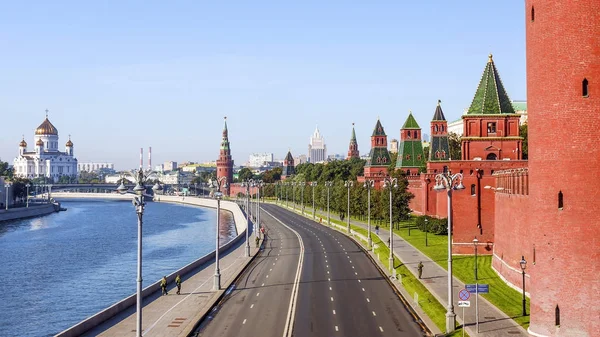 Kremls vall i Moskva, Ryssland — Stockfoto
