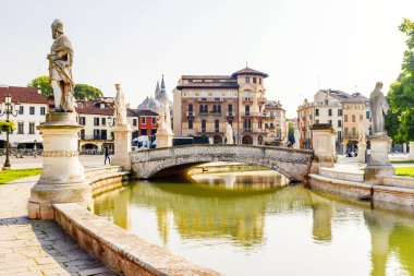 Padua, İtalya Prato della Valle parçası.