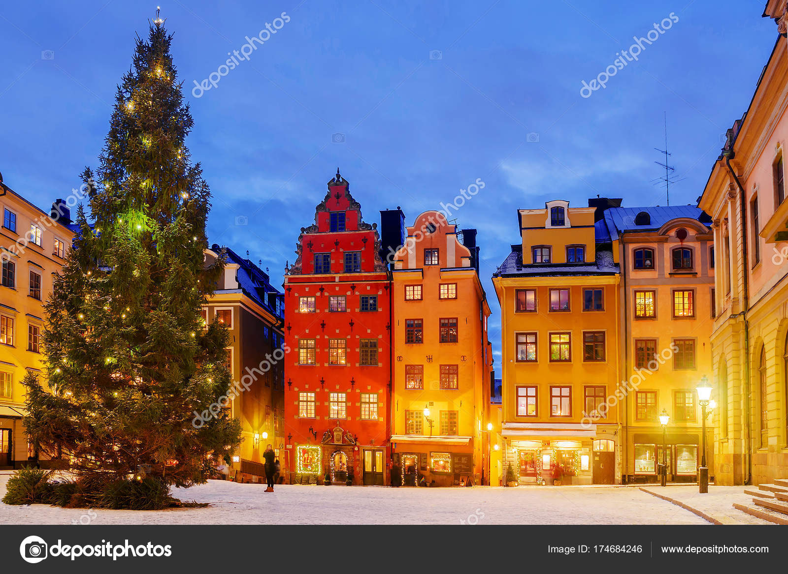 Weihnachten in Stockholm, Schweden — Stockfoto © deb-37 ...