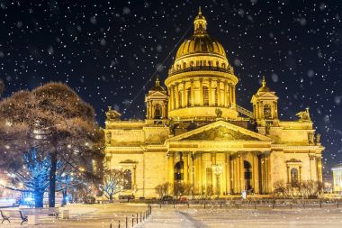 Noel, St. Petersburg. Saint Isaac's Cathedral