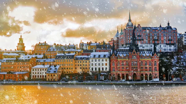 Vintermorgon i Stockholm — Stockfoto