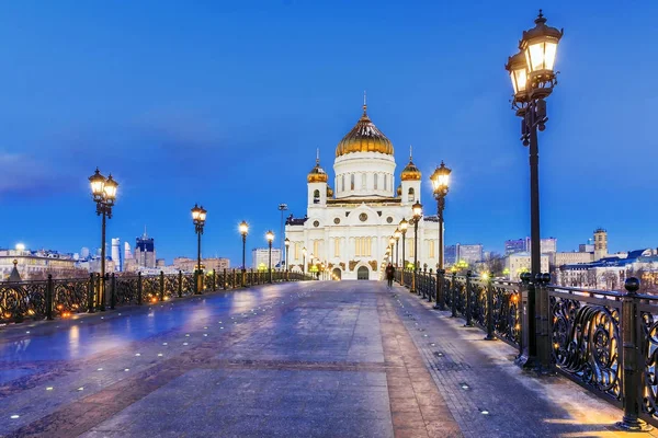 Świątynia Chrystusa Zbawiciela w Moscow.Russia — Zdjęcie stockowe