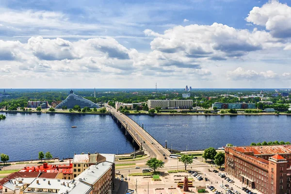 Панорама Риги (Латвія). — стокове фото