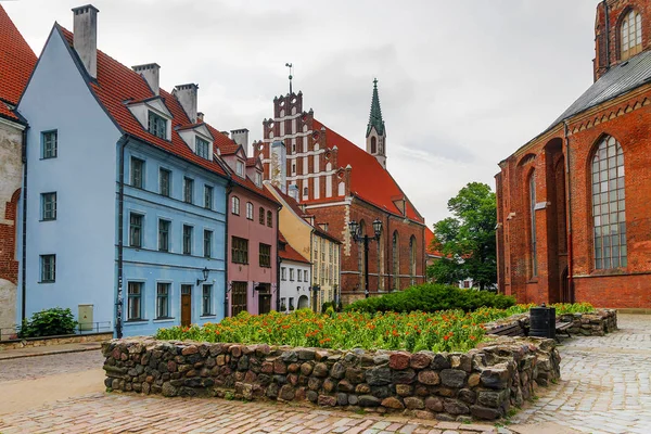 Лютеранская церковь Святого Иоанна в Риге, Латвия — стоковое фото