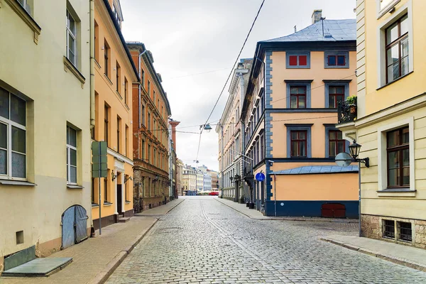 Antiguas calles de Riga, Letonia —  Fotos de Stock