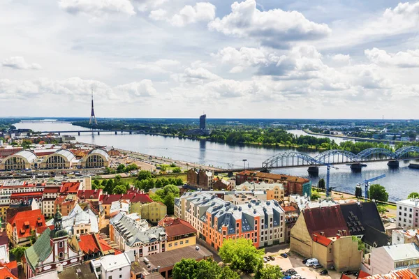 Panorama von Riga, Lettland — Stockfoto